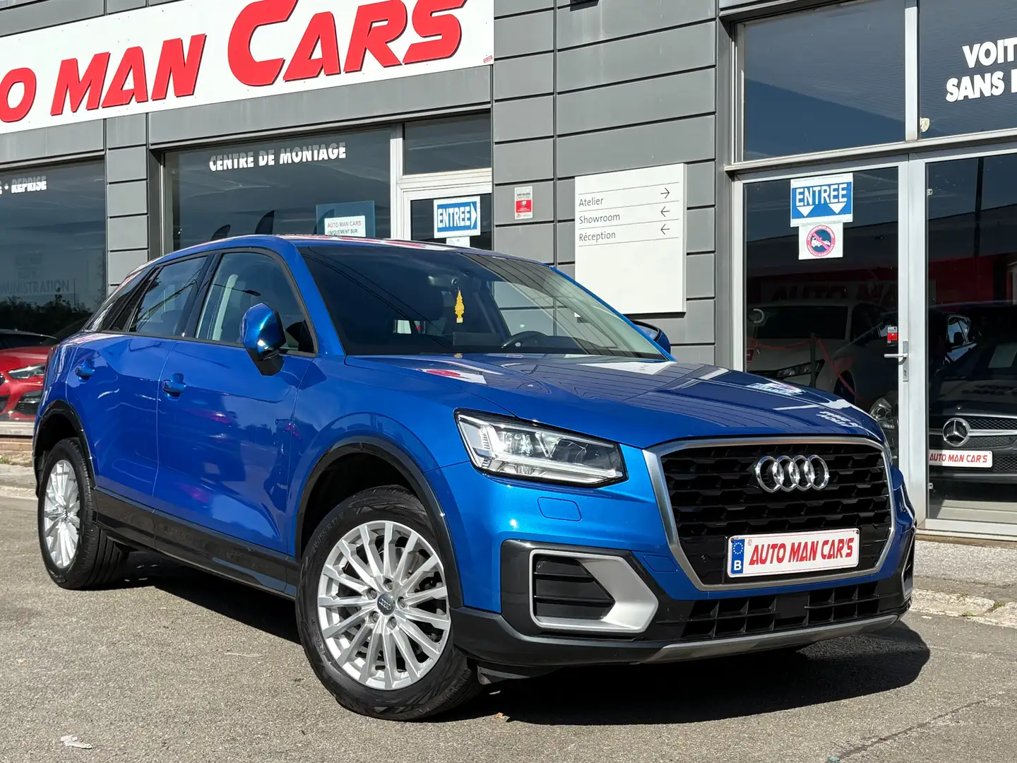 Audi Q2 Q2 30 TFSI Sport -63.138KM- LED GPS - GARANTIE Blauw - 1