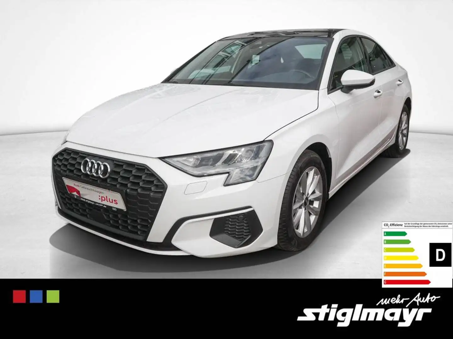 Audi A3 Limousine 35 TFSI S-tronic DAB+NAVI+PANO+VC Blanc - 1
