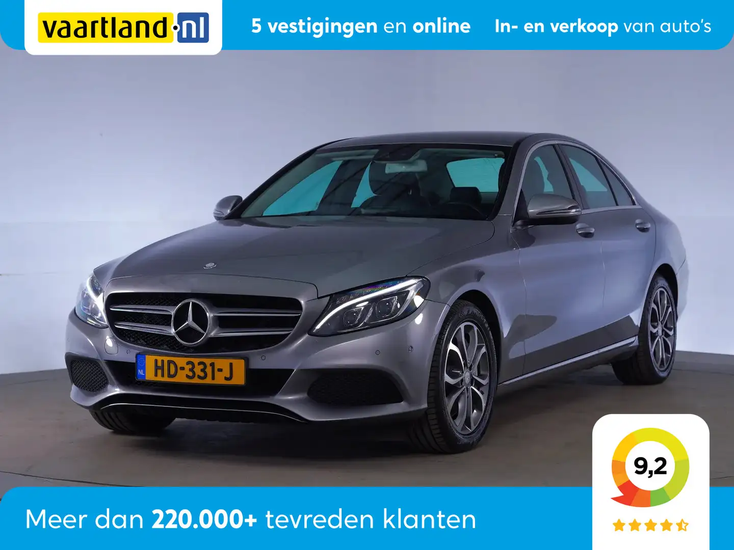 Mercedes-Benz C 350 E Lease Edition [ Leder Navi Camera ] Grijs - 1