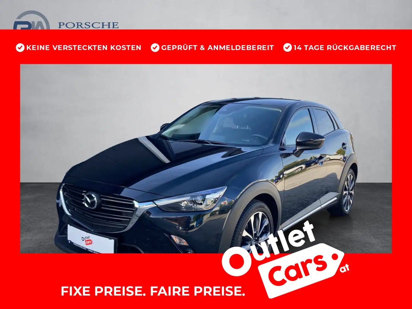 Mazda CX-3 G121 Revolution Zwart - 1
