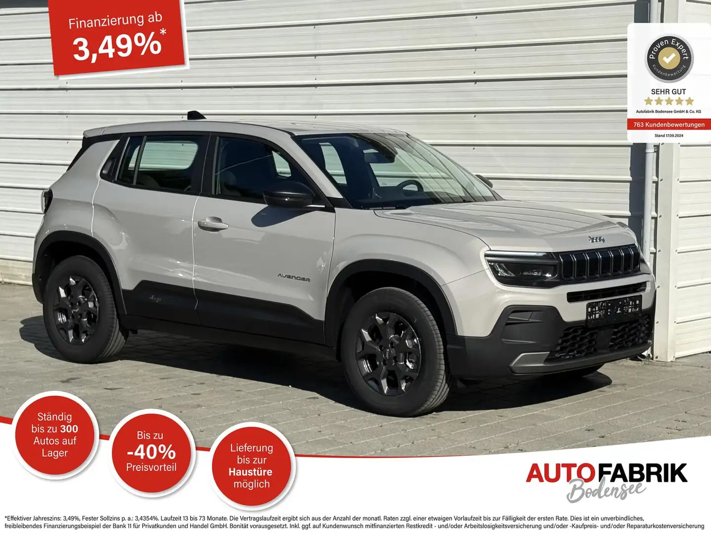 Jeep Avenger Longitude 1.2 e-HYBRID DCT Android Auto*SHZ*PDC*Kl Gris - 1