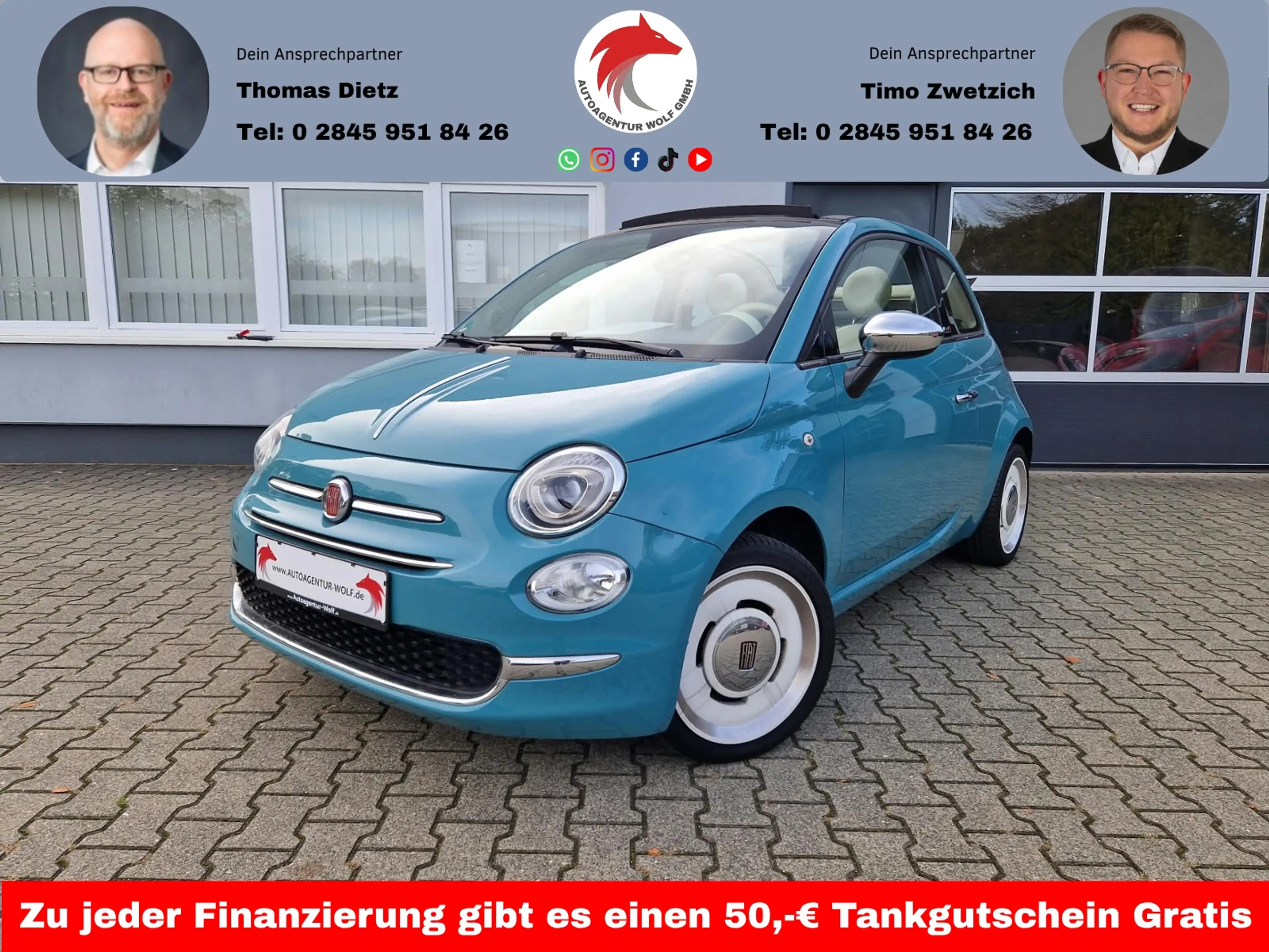 Fiat 500 Cabrio Anniversario