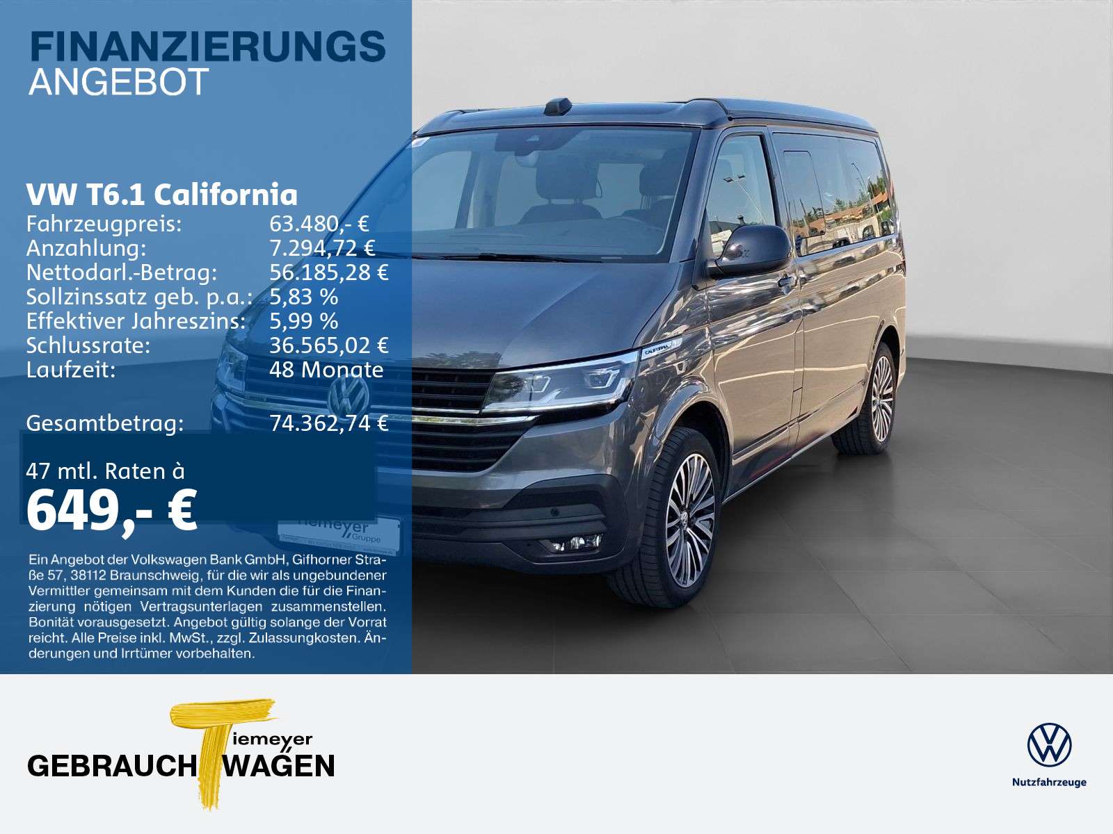Volkswagen T6.1 California