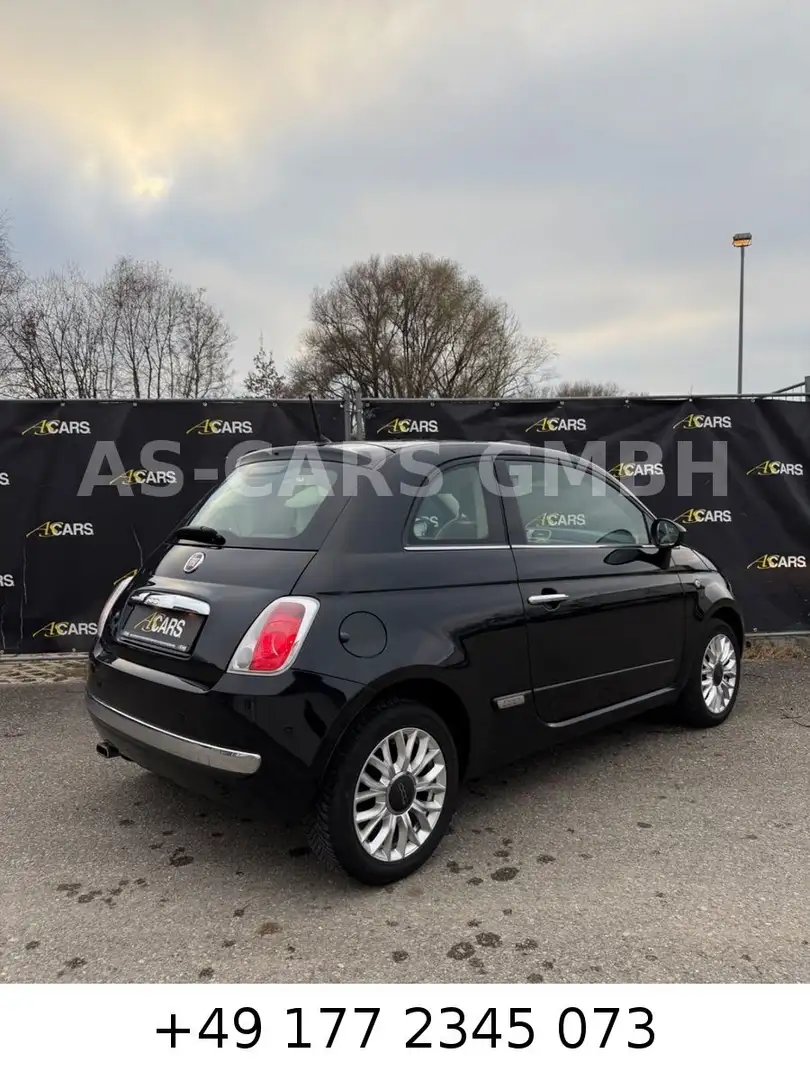 Fiat 500 *PANO*SCHIEBEDACH*TÜV/HU&SERVICE NEU* Noir - 2