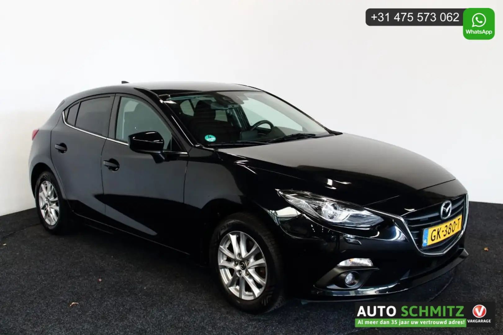 Mazda 3 2.0 TS+ *Navigatie/Clima/Cruise* Zwart - 1