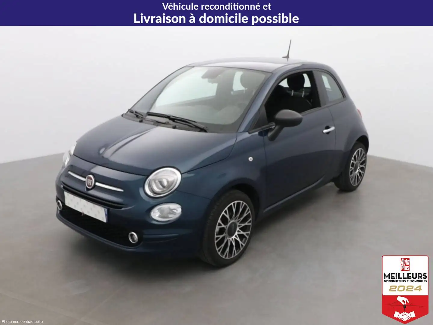 Fiat 500 1.0 70CH BSG S\u0026S Bleu - 1