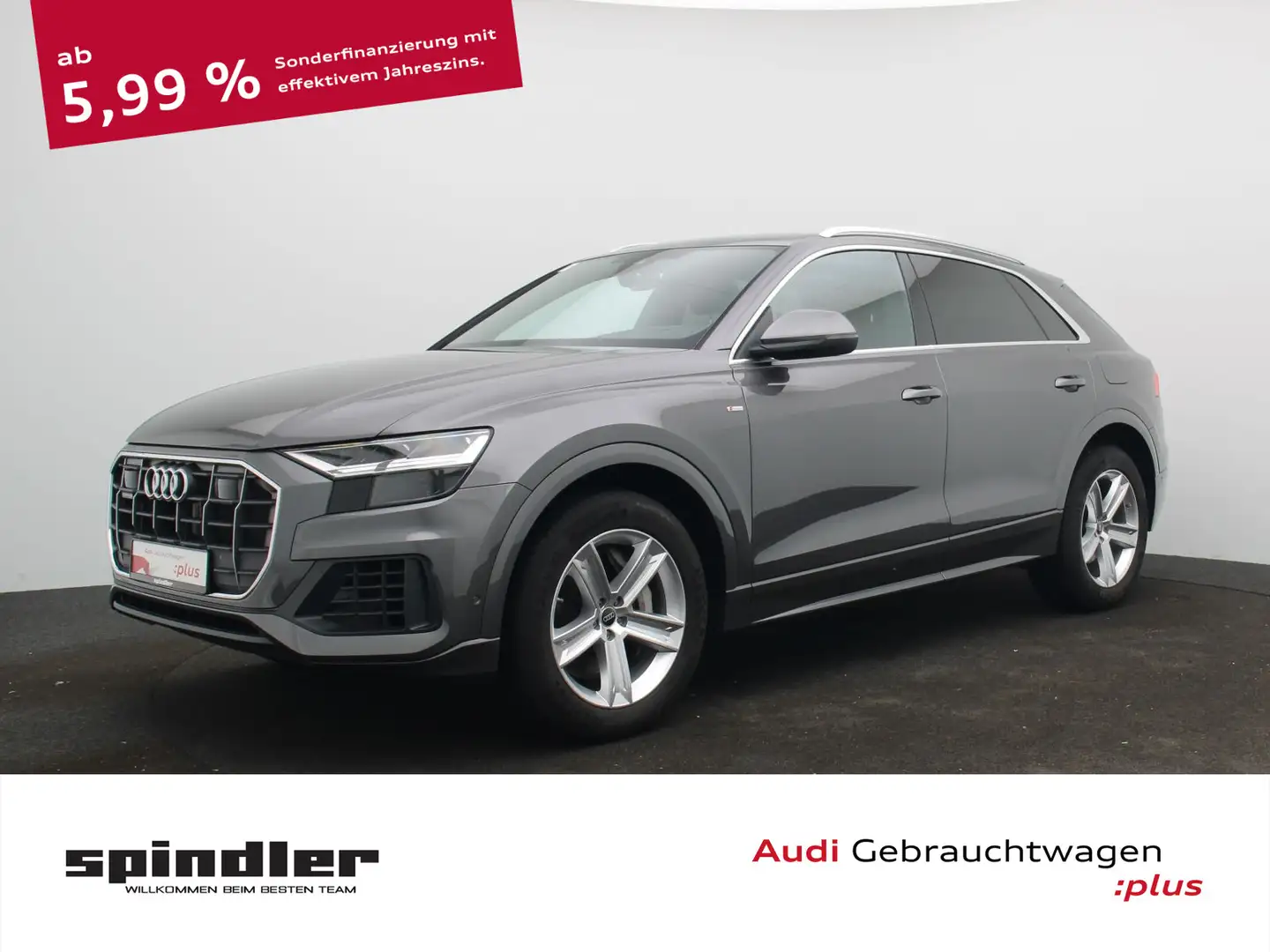 Audi Q8 S-Line 55 TFSIe quattro / MMI-Navi+, LED, B&O Grau - 1