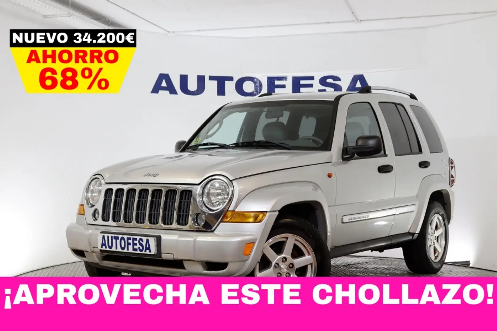 Jeep Cherokee 2.8CRD Limited Aut. Gris - 1
