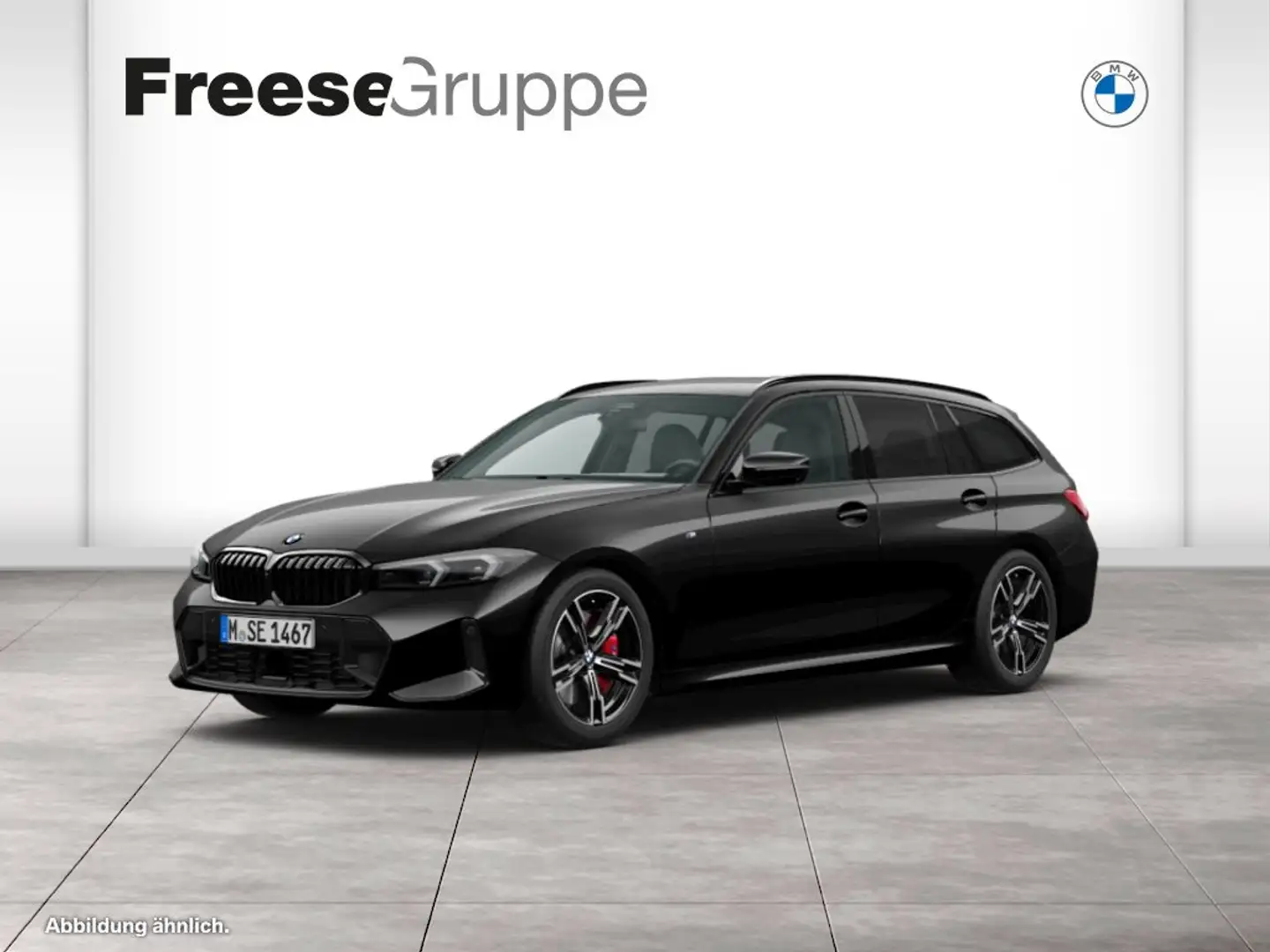 BMW 320 d Schwarz - 1