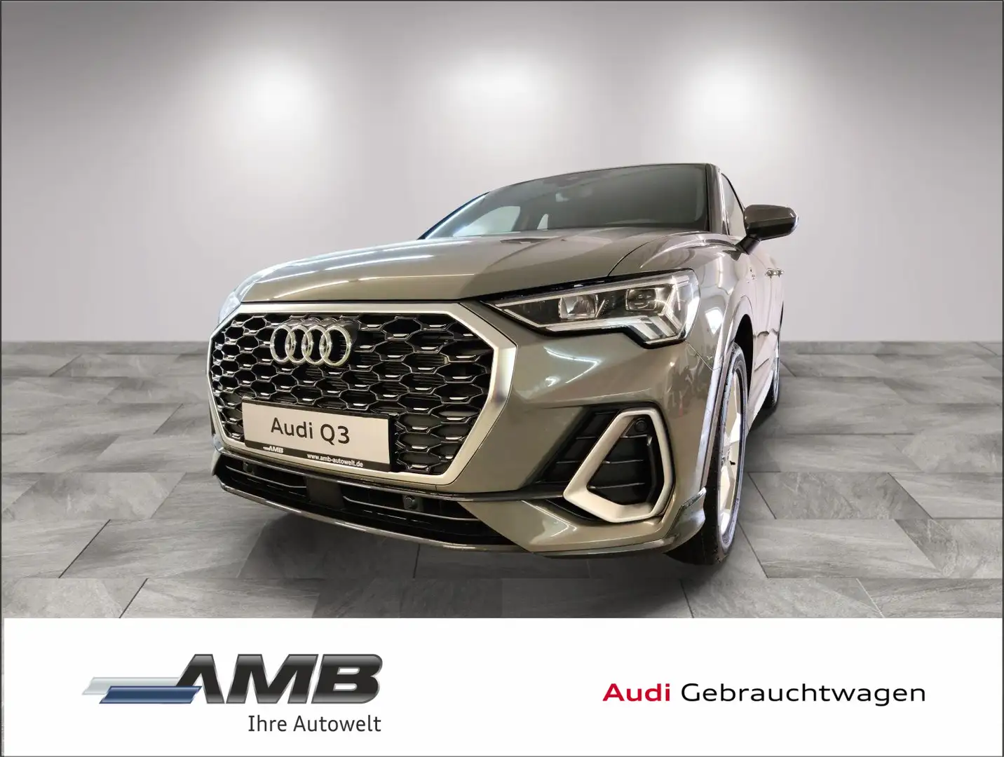 Audi Q3 S line 35 TFSI S-tr/LED/virtC+/Nav+ Gris - 1