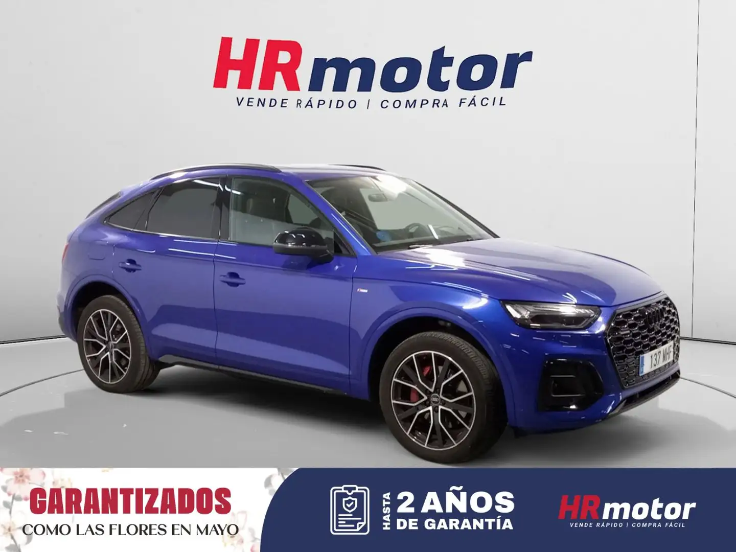 Audi Q5 55 TFSI e quattro black line Azul - 1