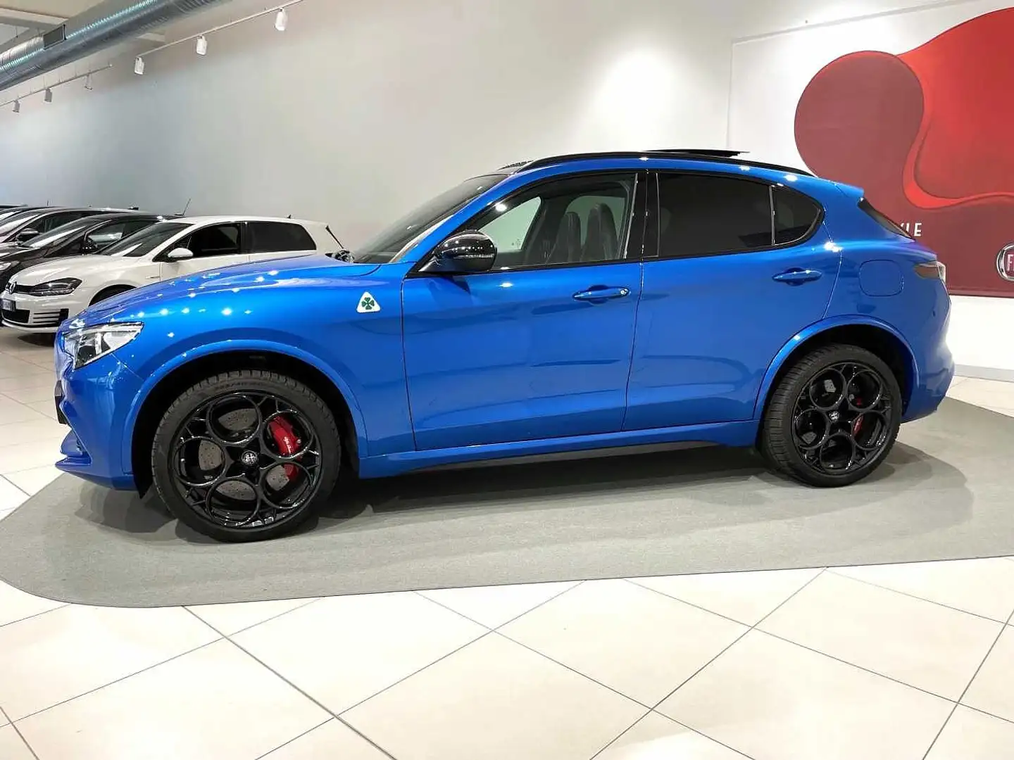 Alfa Romeo Stelvio 2.9 V6 AT8 510 CV Quadrifoglio SEDILI IN CARBONIO Blu/Azzurro - 2