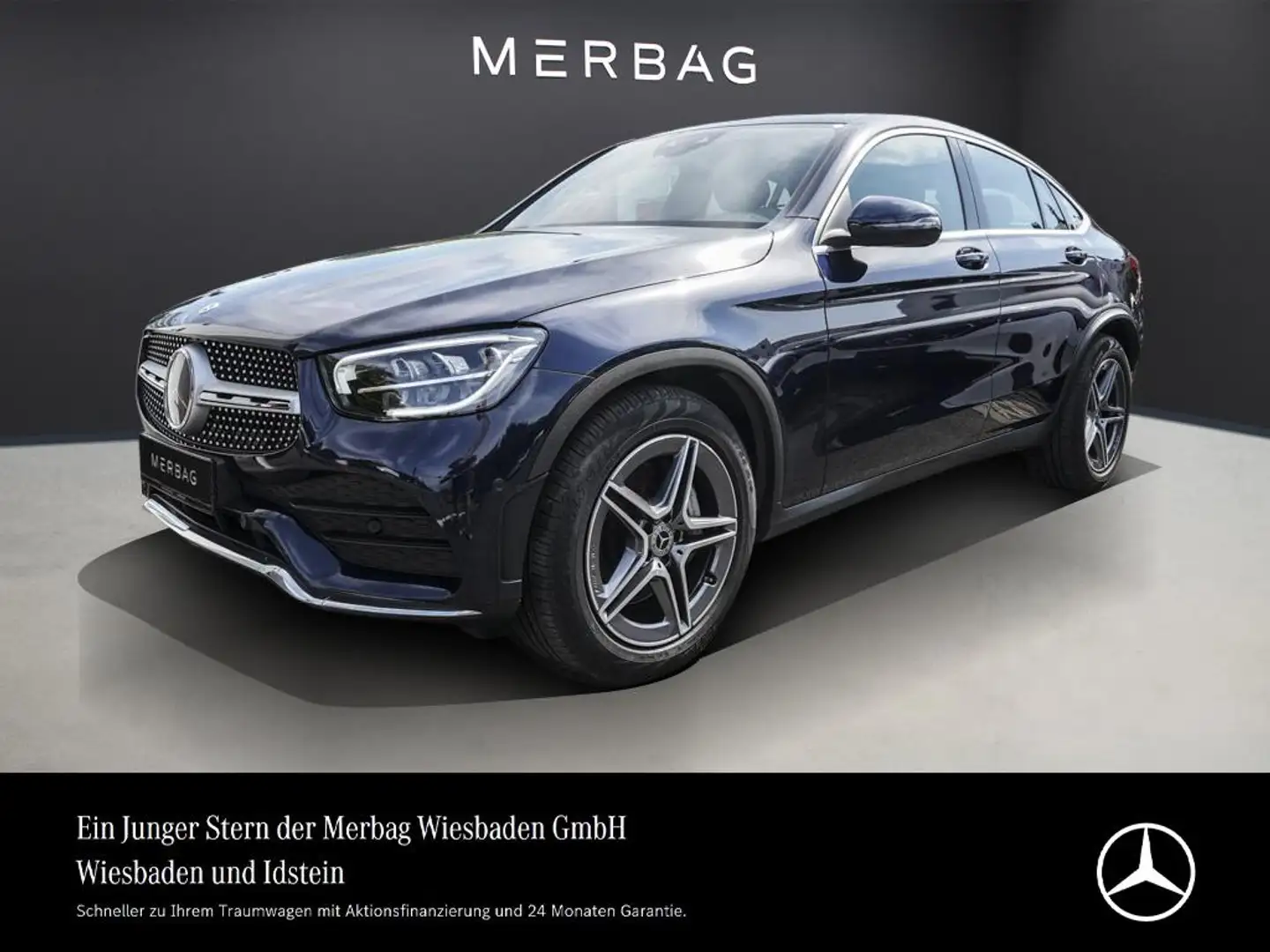 Mercedes-Benz GLC 400 d 4M AMG-LINE AHK DISTRONIC DAB LED Azul - 1