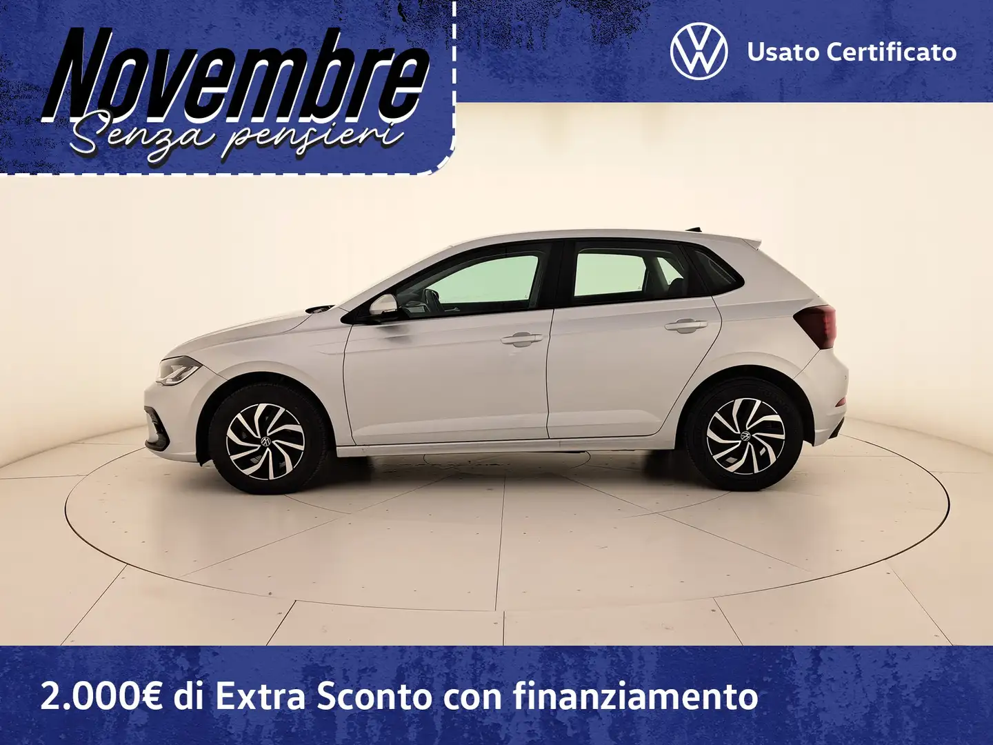 Volkswagen Polo 1.0 tsi life 95cv dsg Gris - 2