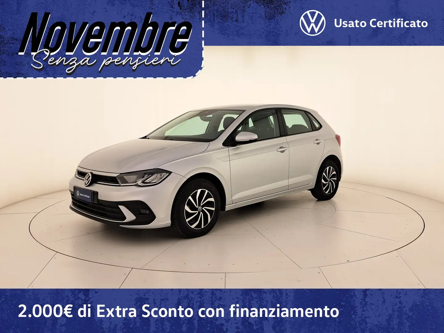 Volkswagen Polo 1.0 tsi life 95cv dsg Gris - 1