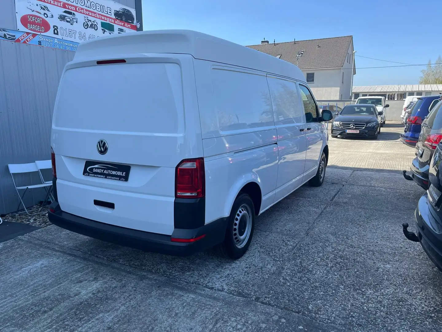 Volkswagen T6 Transporter Kasten Mittelhochdach LANG StandH Blanc - 2