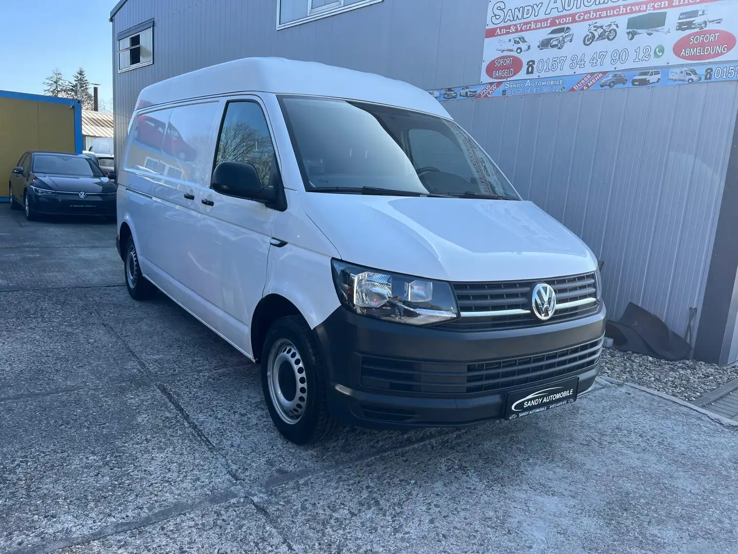 Volkswagen T6 Transporter Kasten Mittelhochdach LANG StandH Blanc - 1