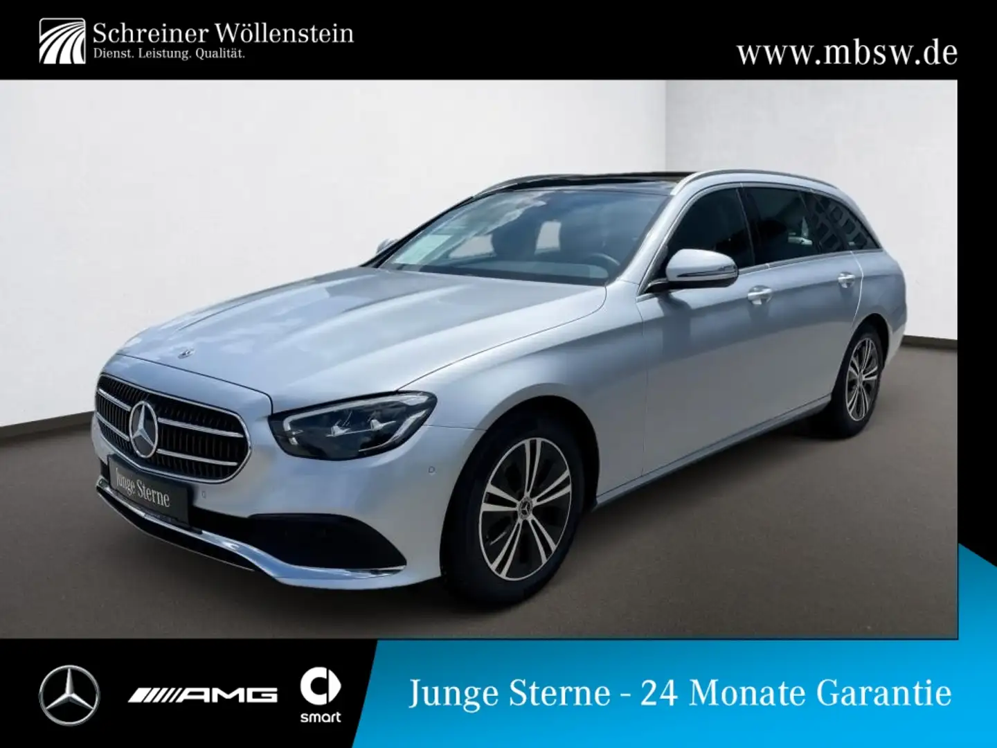 Mercedes-Benz E 220 d T-Modell Avantgarde*Pano*Kamera*AMBI*LED Argento - 1