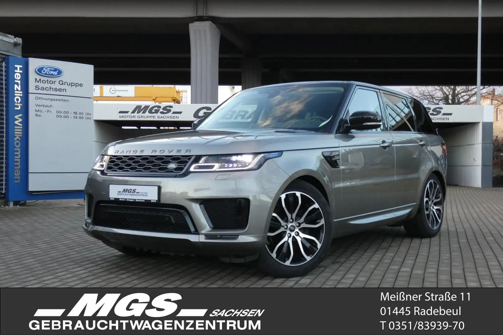 Land Rover Range Rover Sport SDV6 'HSE Dynamic'  #360° #AHK #STDHZG #NAVI Silber - 1
