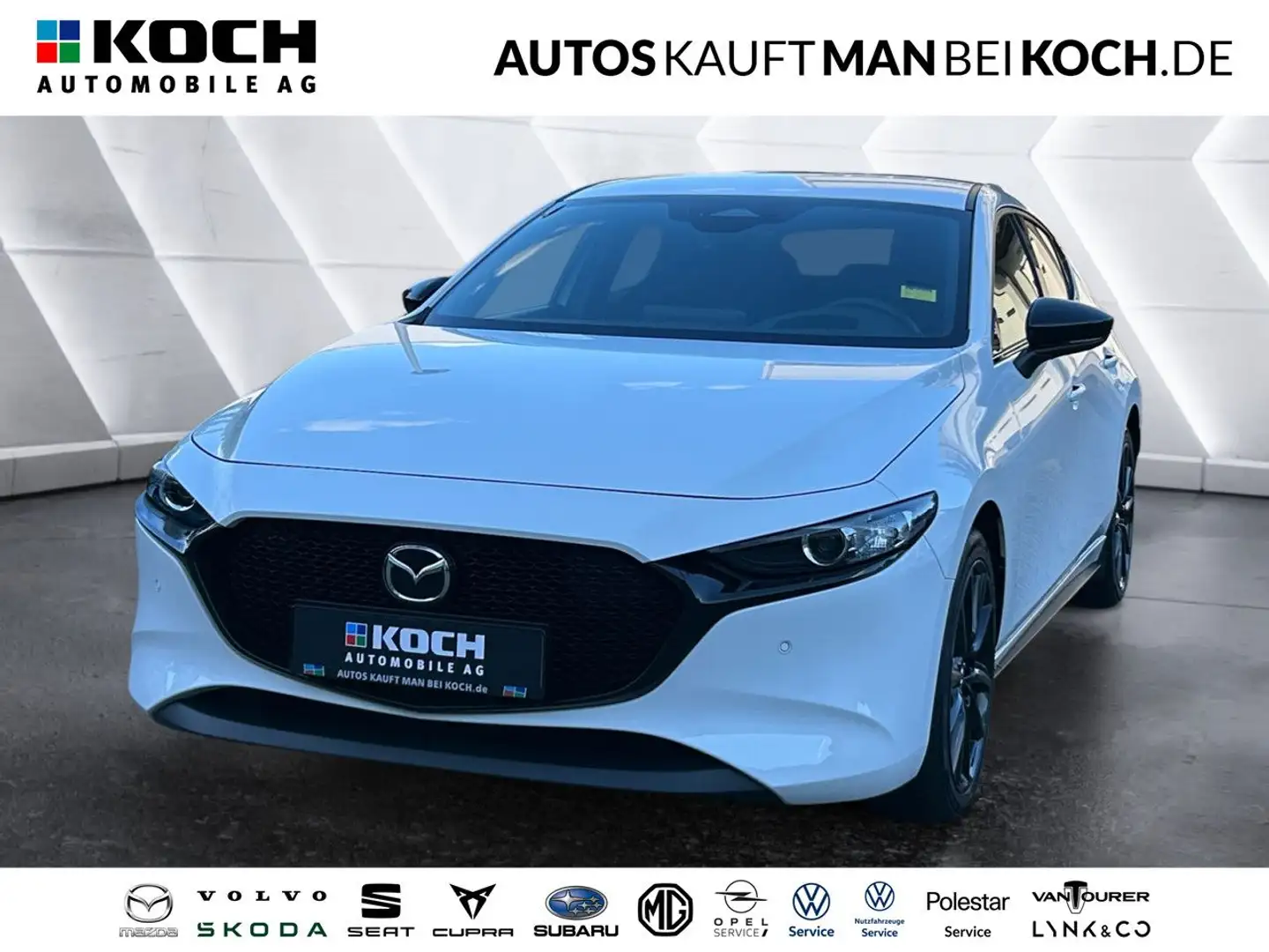 Mazda 3 5HB 2.5L 140ps 6AT FWD Homura ACC HUD Bluetooth Blanc - 1