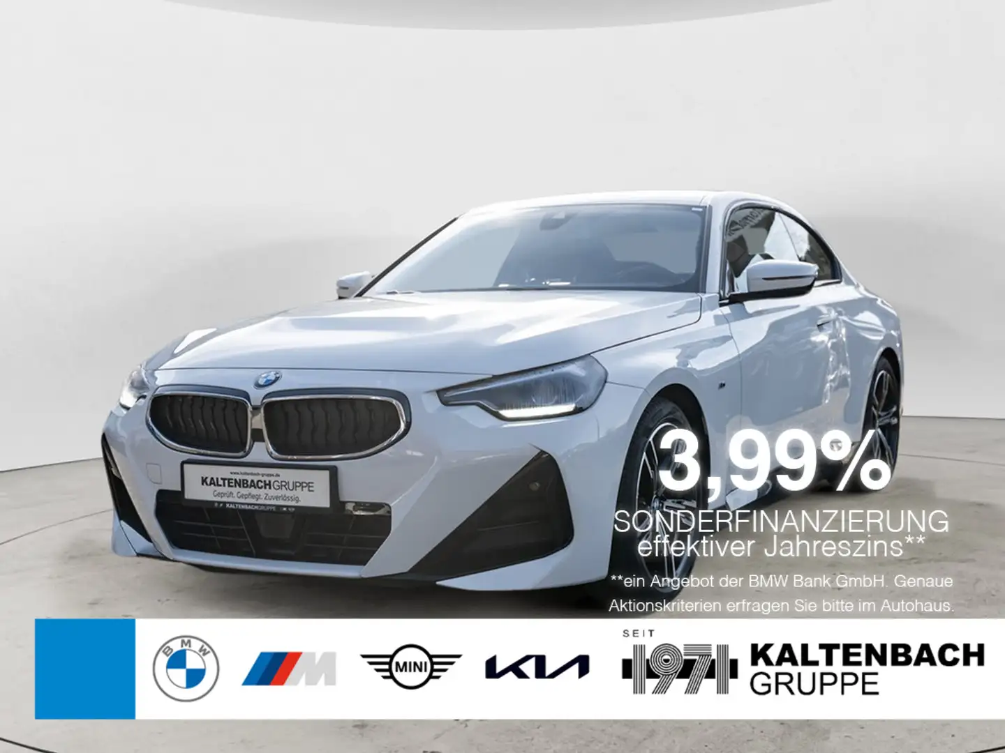 BMW 220 i Coupe M-Sport NAVI SITZHEIZUNG KLIMA LED Blanc - 1