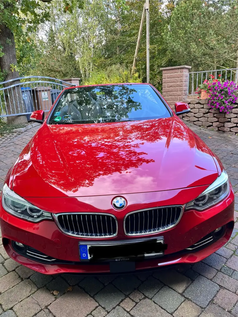 BMW 420 420i Cabrio Aut. Luxury Line Rouge - 1