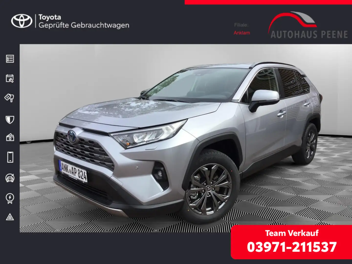 Toyota RAV 4 Silber - 1
