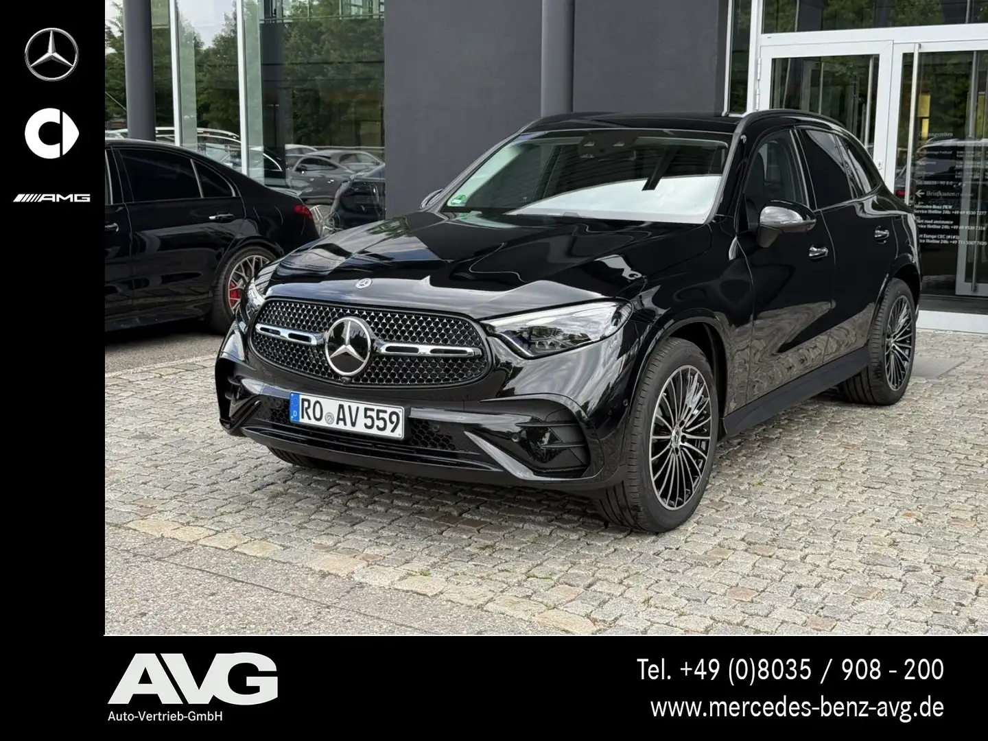 Mercedes-Benz GLC 450 GLC 450 d 4M AMG Pano HuD DIGITAL Stndhzg Night Schwarz - 1