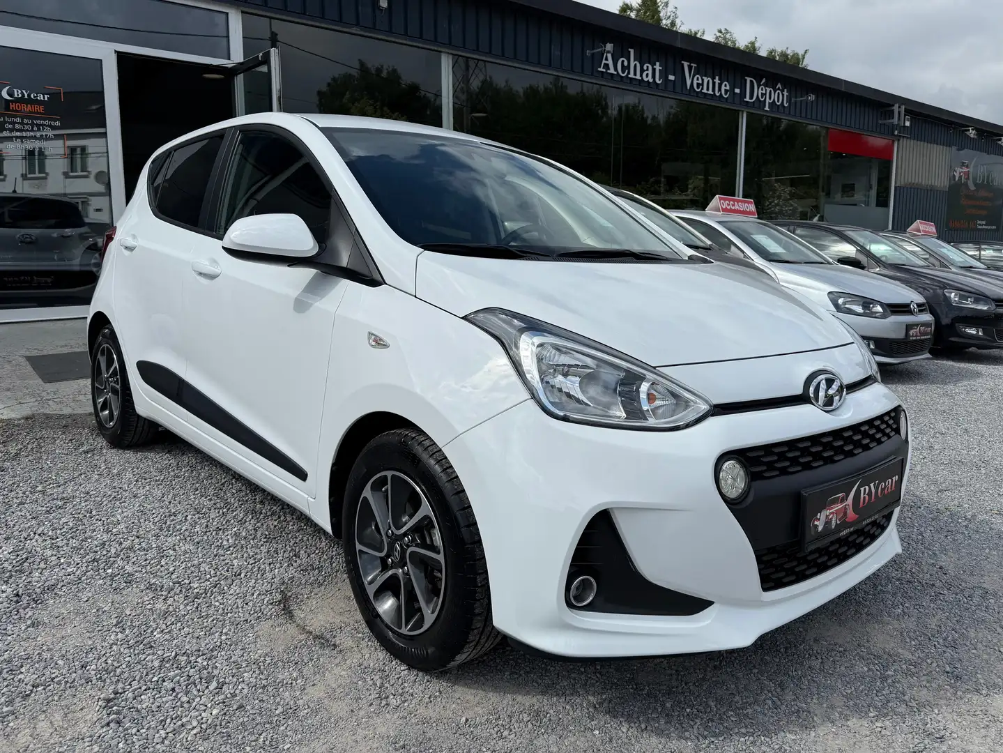 Hyundai i10 1.2i *GARANTIE 2 ANS* ! 26.000KM ! 1 PROPRIETAIRE Blanc - 2