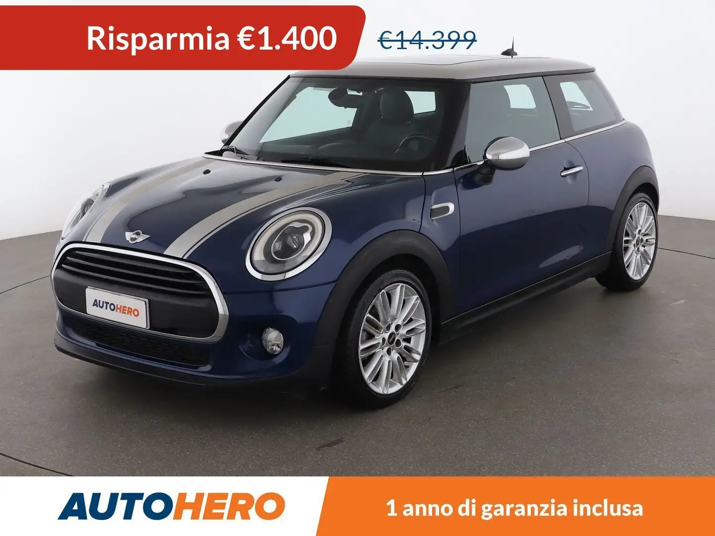 MINI One One First 75 CV Bleu - 1