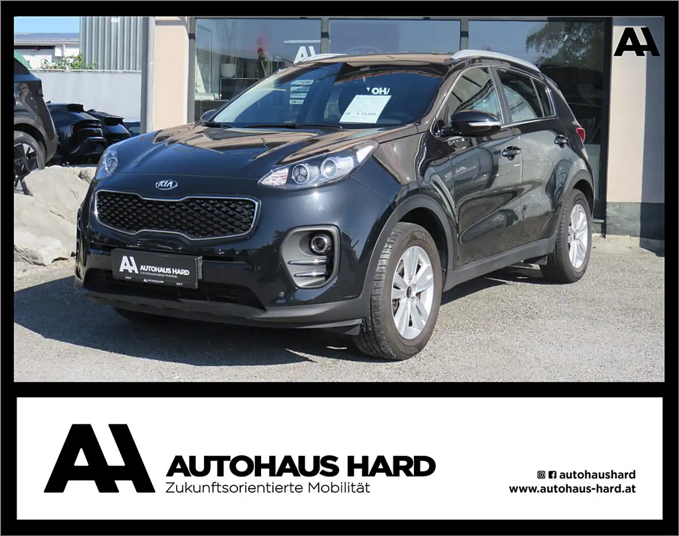 Kia Sportage 1,6 GDI ISG Silber MT6 | Erstbesitz | Servicege... Schwarz - 1