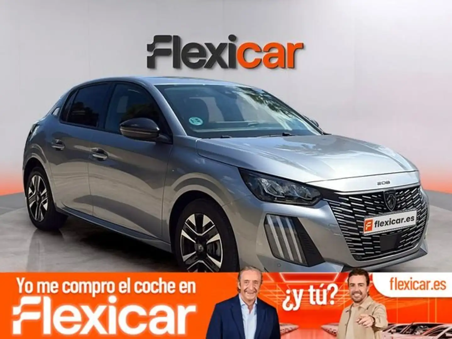 Peugeot 208 Allure Gasolina 100 S&S 6 Vel. MAN Gris - 1