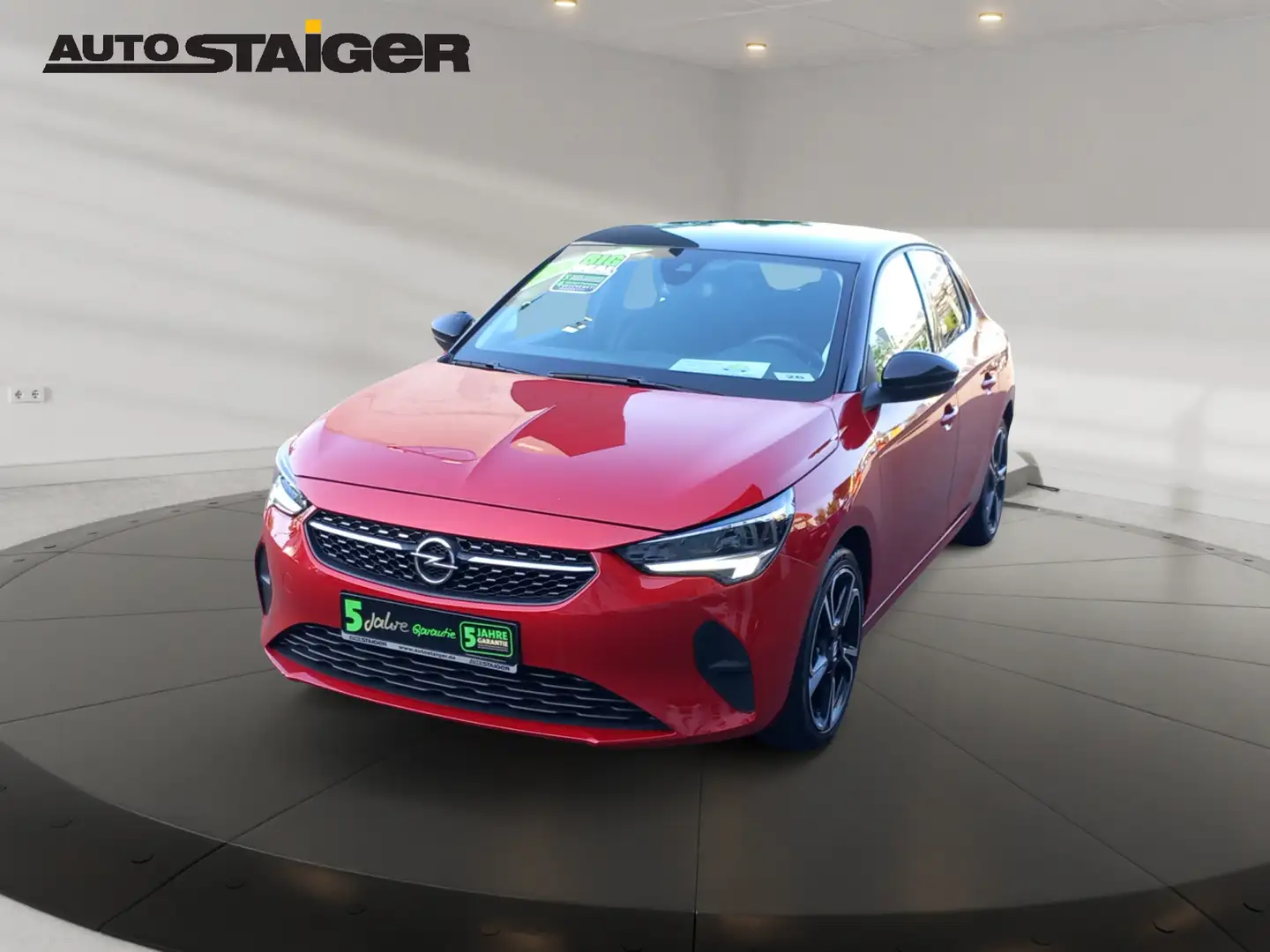 Opel Corsa F 1.2 Turbo Elegance Klima, PDC, Alu Rot - 2