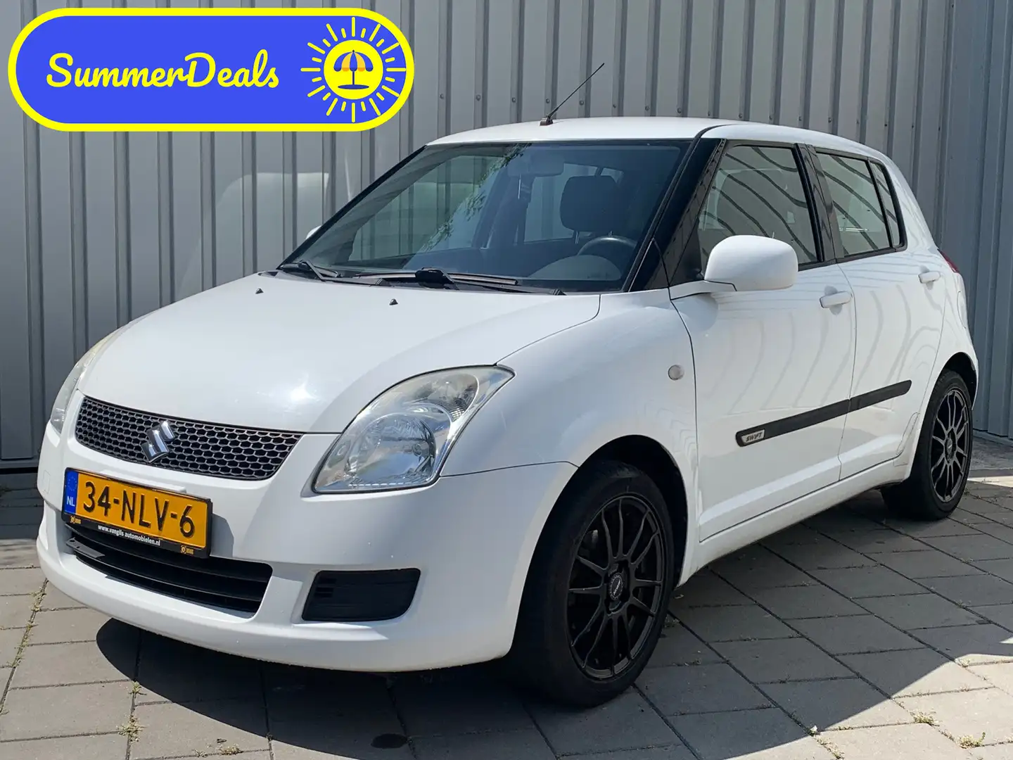 Suzuki Swift 1.3 Base|5 Deurs|Airco| Білий - 1