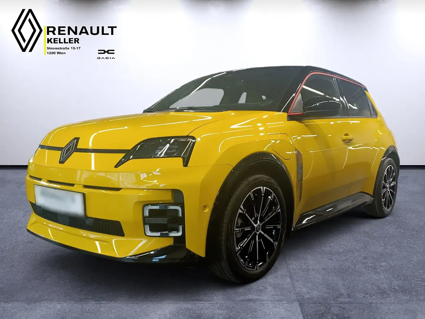 Renault R 5 E-Tech 150 PS 52kWh Comfort Range Iconic Five Gelb - 1