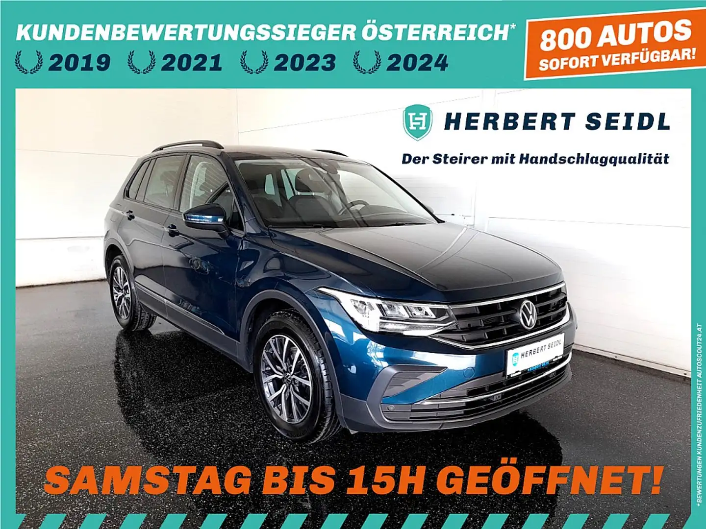 Volkswagen Tiguan LIFE 2,0 TDI DSG *LED / NAVI / ACC / WINTERPAKE... Blau - 1