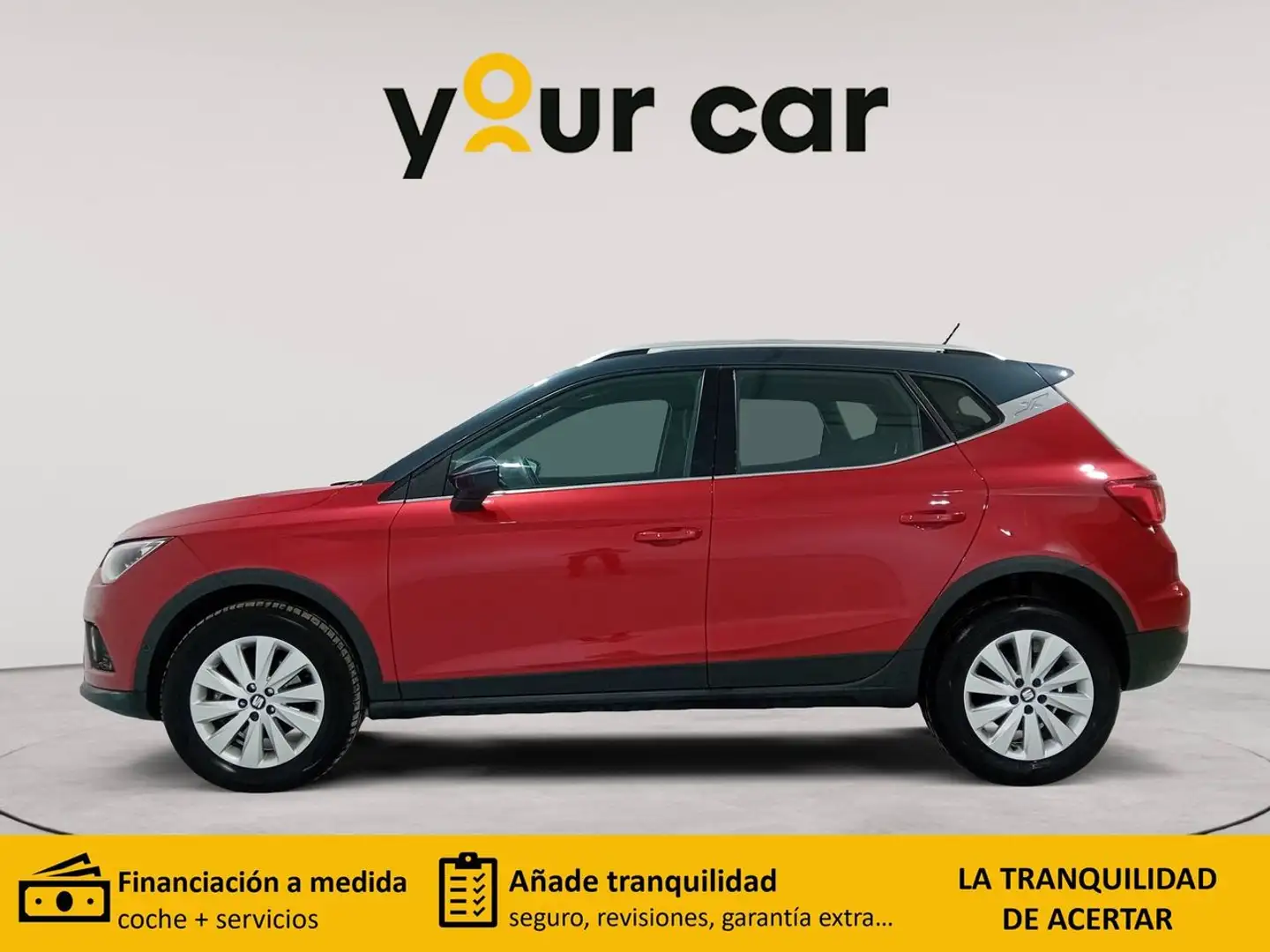 SEAT Arona 1.6 TDI 70kW (95CV) Xcellence Ecomotive Rouge - 2