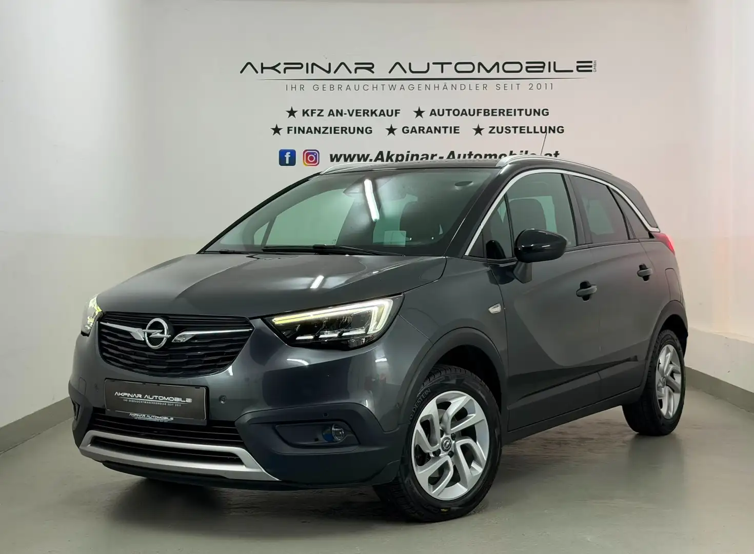 Opel Crossland X Ultimate 1,2 Turbo Aut. NAVI - TOTWINKEL - CARPLAY Grau - 1