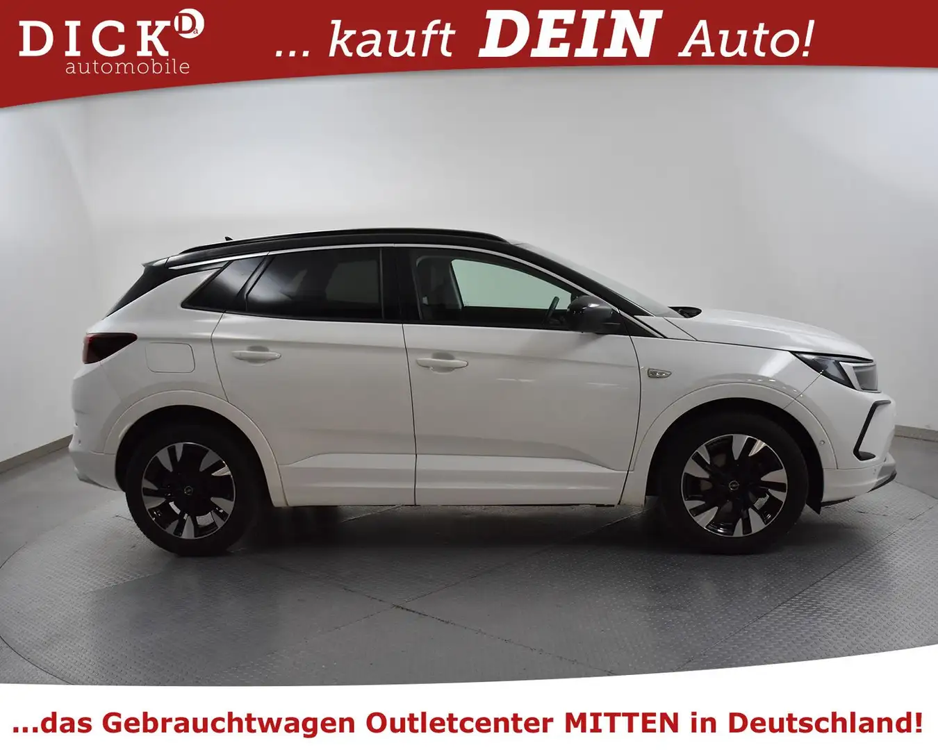 Opel Grandland X 1.5d Aut Elegan KAM+AHK+ACC+LED+VOLL Wit - 2