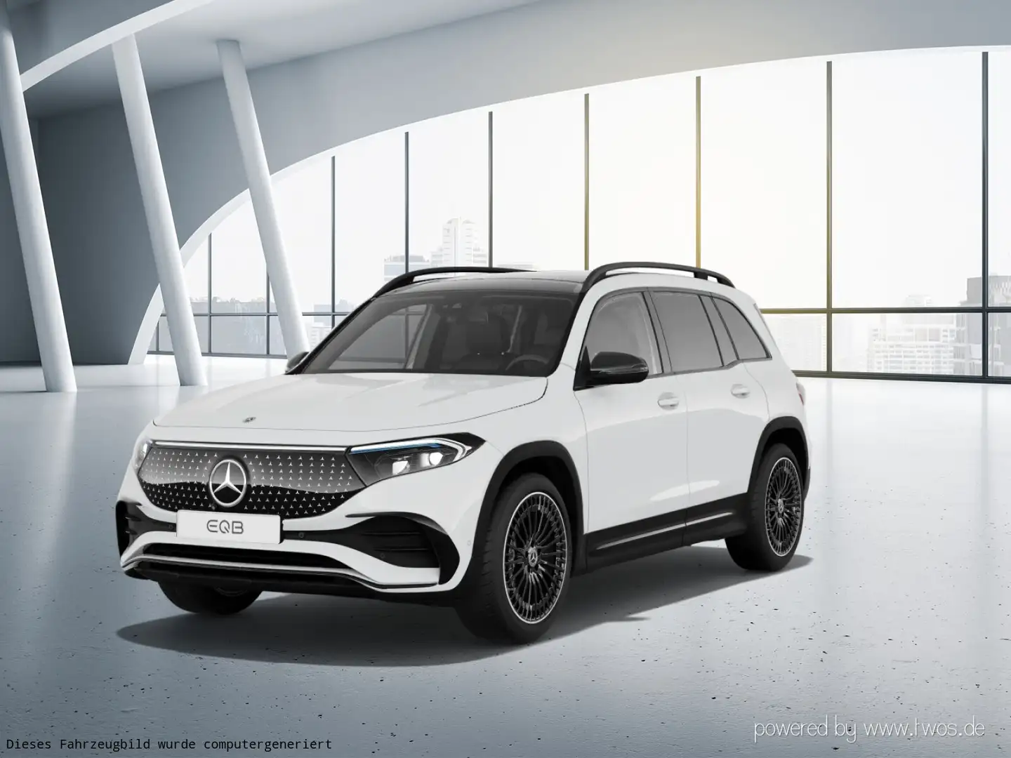 Mercedes-Benz EQB 250 EQB 250+ AMG Line Navi/Pano.-Dach/Distronic/Klima Weiß - 2