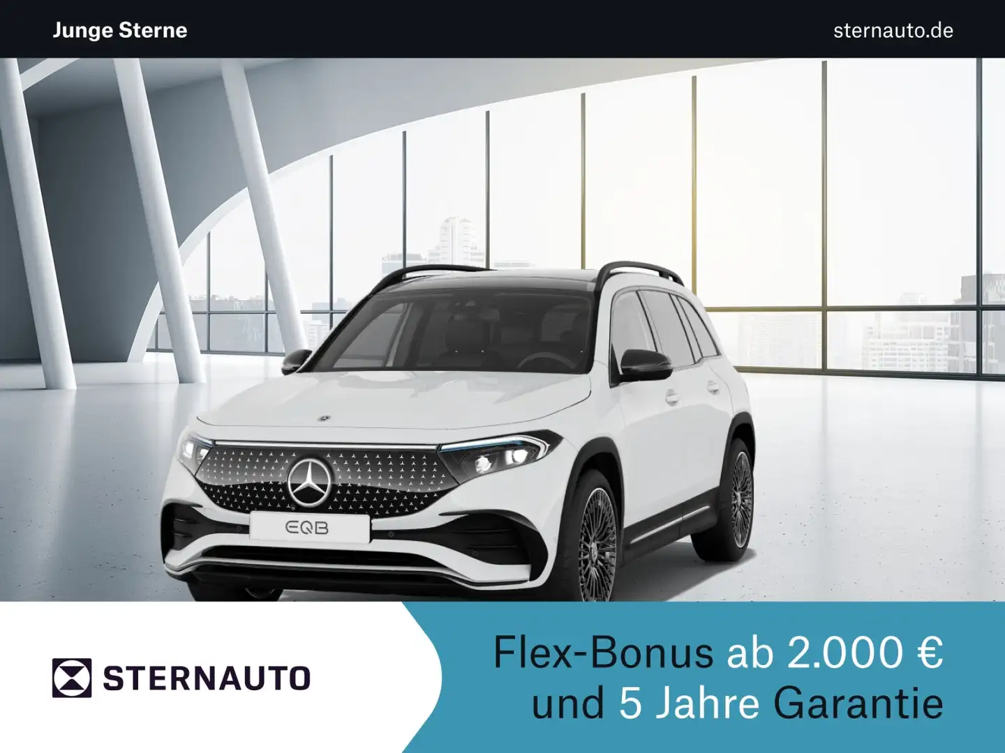 Mercedes-Benz EQB 250 EQB 250+ AMG Line Navi/Pano.-Dach/Distronic/Klima Weiß - 1