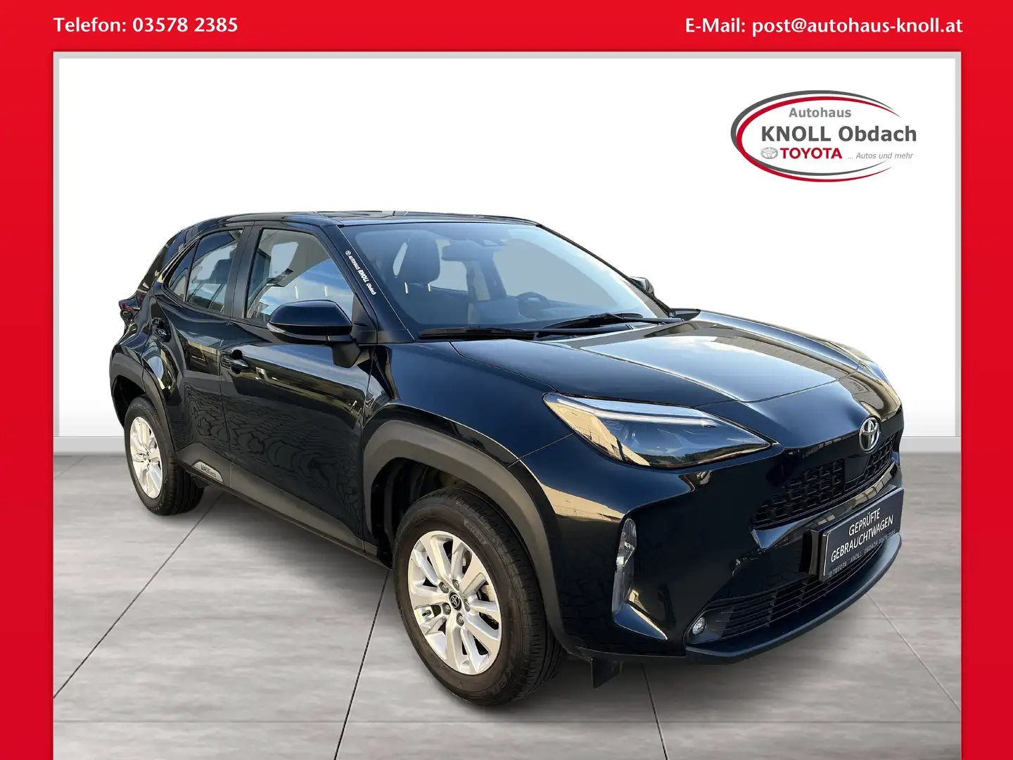 Toyota Yaris Cross 1,5 VVT-i FWD Active Noir - 1