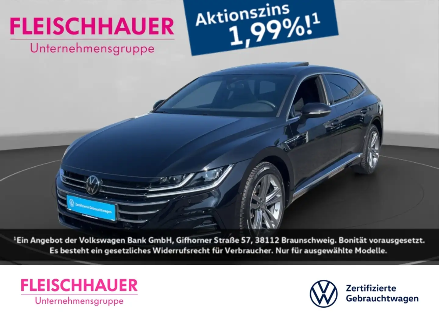 Volkswagen Arteon Shooting Brake R-Line eHybrid 1.4 TSI AHK schwenk Schwarz - 1