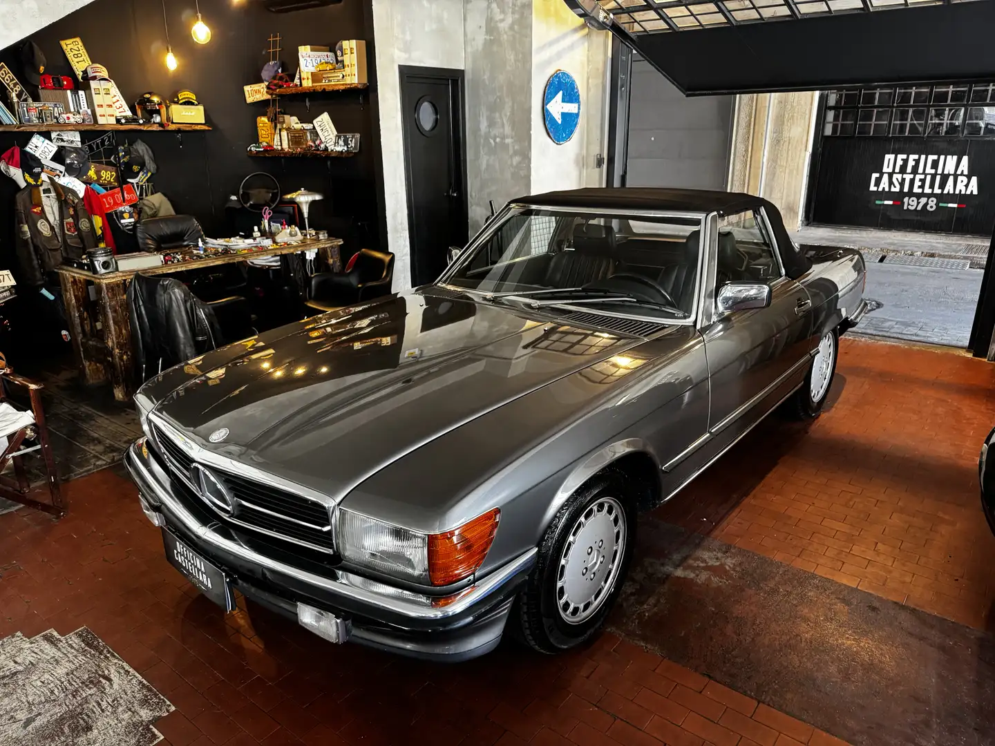 Mercedes-Benz SL 300 sL 300 LIBRO TAGLIANDI km ORIGINALI BELLISSIMA Grigio - 1