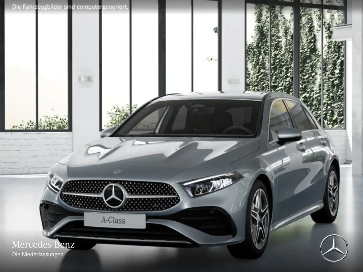 Mercedes-Benz A 200 AMG+AHK+LED+KAMERA+TOTW+KEYLESS+7G Silber - 2