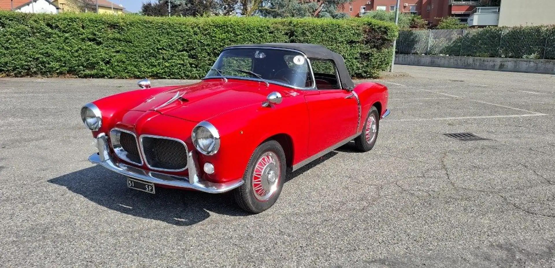 Fiat 1200 GRANLUCE TRASFORMABILE *TARGHE NERE LA SPEZIA Rouge - 2