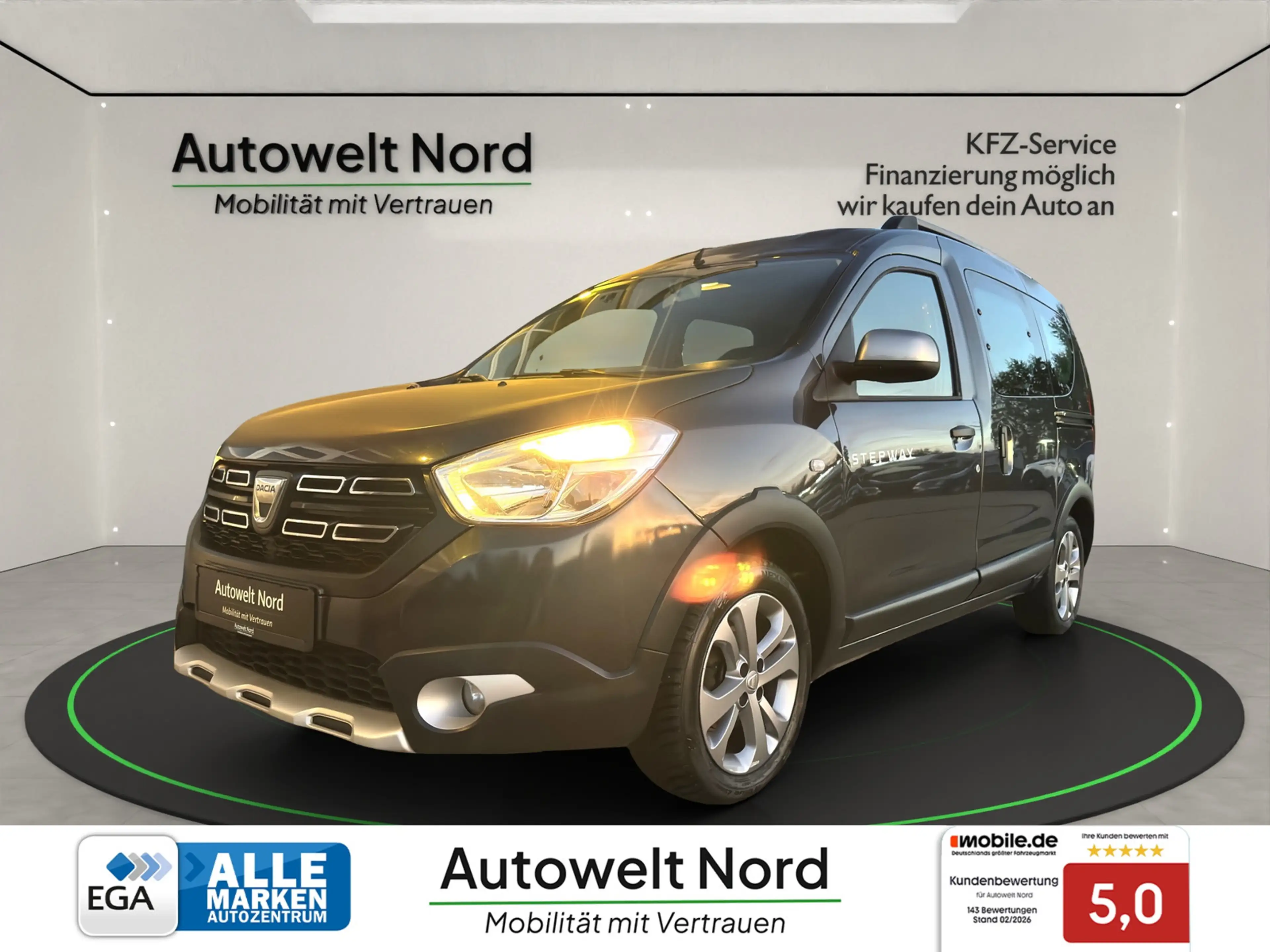 Dacia Dokker Stepway Plus~1,6 Ltr. - 75 kW SCe KAT~SHZ~NAVIGATI