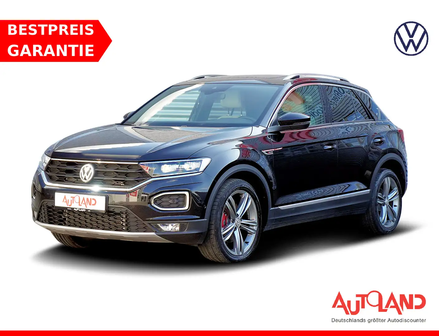 Volkswagen T-Roc 2.0 TSI DSG 4Motion LED Panorama Navi ACC Schwarz - 1