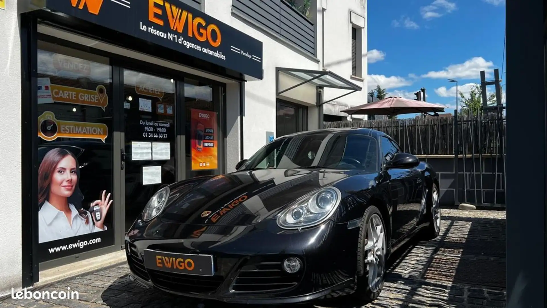 Porsche Cayman 3.4 320 S BVA Noir - 1