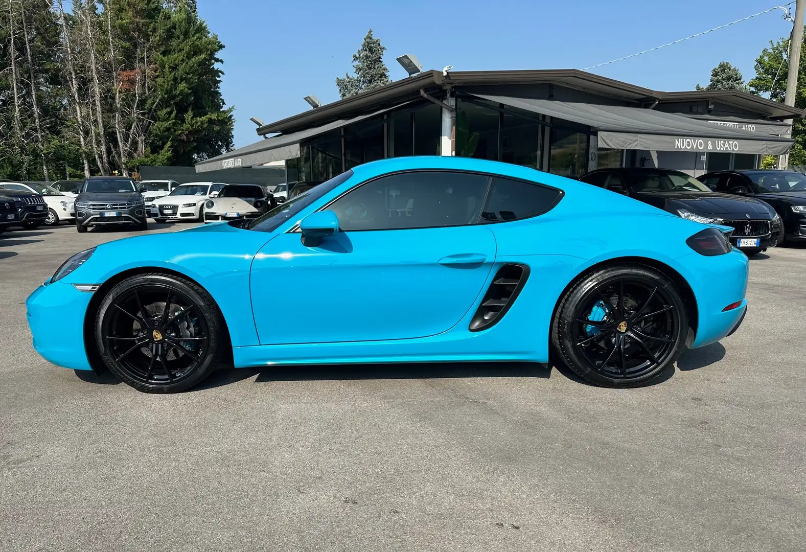 Porsche 718 2.0 300cv pdk/ffic italia/scarico/pasm/chrono Bleu - 2